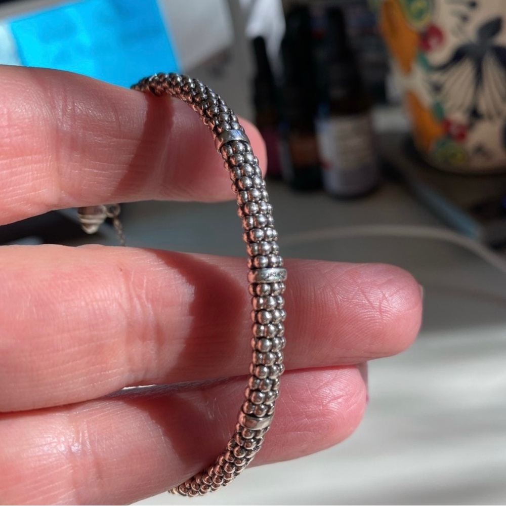 LAGOS Sterling Silver Woven Bead Bracelet - Picture 2 of 12